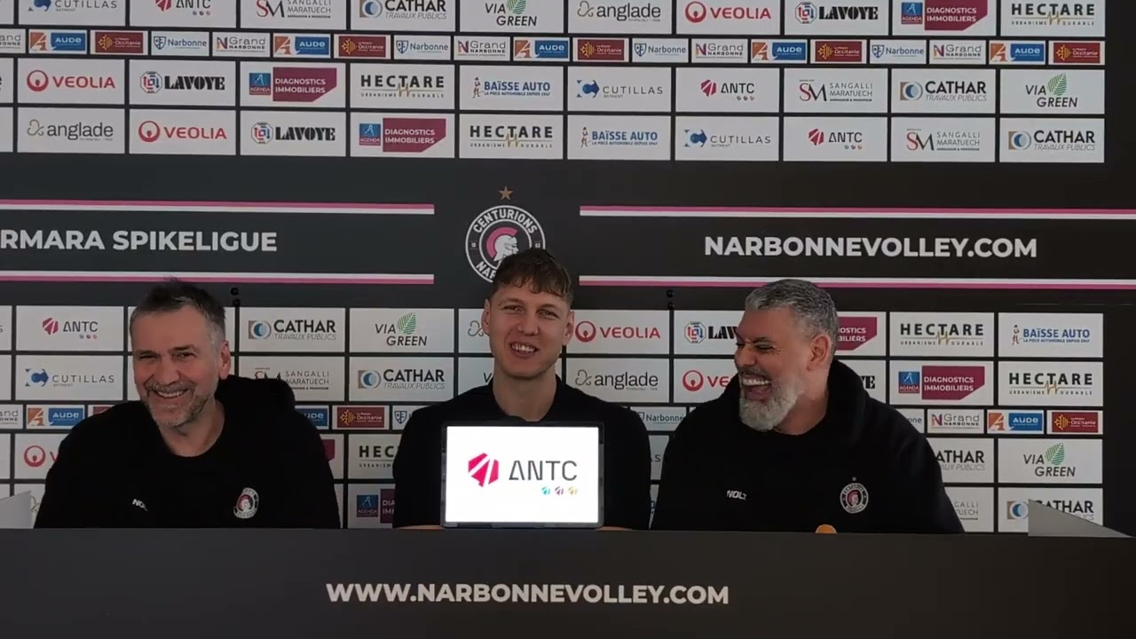 Conférence d'avant-match Narbonne X Cannes