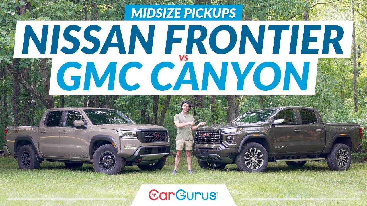 GMC Canyon Denali 2023 года против Nissan Frontier PRO-4X 2023 года
