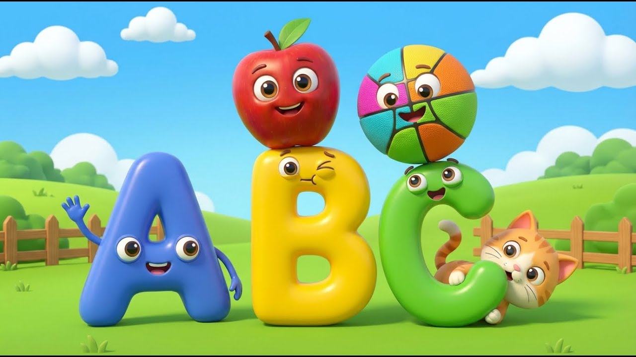 🌟 Песенка про фонетику ABC | Изучение звуков от A до Z | Детская песенка 🍎 | @VIKIDOS_songs