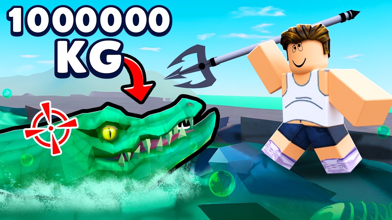 Forking The HEAVIEST FISH in Roblox Spear Fishing