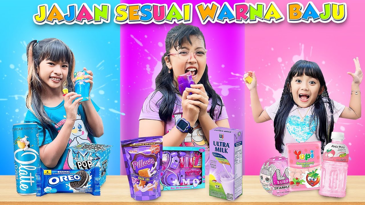 BELANJA SESUAI WARNA, KIRA-KIRA SIAPA PEMENANGNYA? #challenge #trending