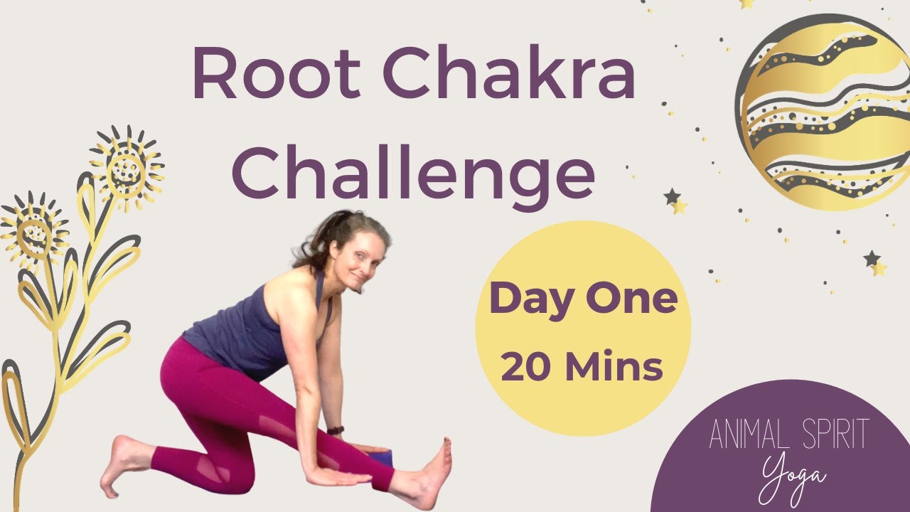 GROUNDING YOGA CLASS FOR LOWER BODY - ROOT CHAKRA CHALLENGE DAY ONE