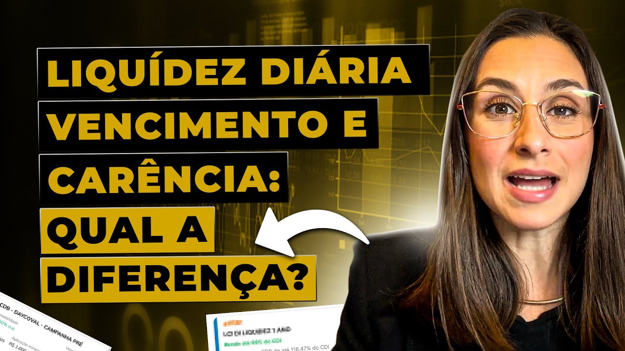 CARÊNCIA X LIQUIDEZ DIÁRIA X VENCIMENTO: como isso interfere nos seus resgates na renda fixa?
