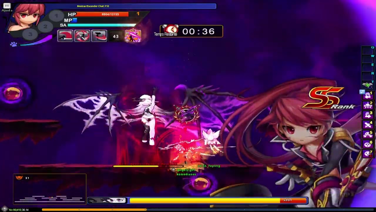 Grand Chase Void Pesadelo  4f Elesis #AngelLight