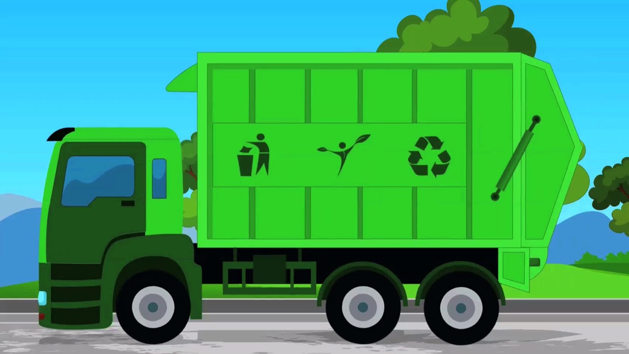 sampah trak | popular video untuk kanak | Garbage  Truck For  Kids | Kids Educational Video