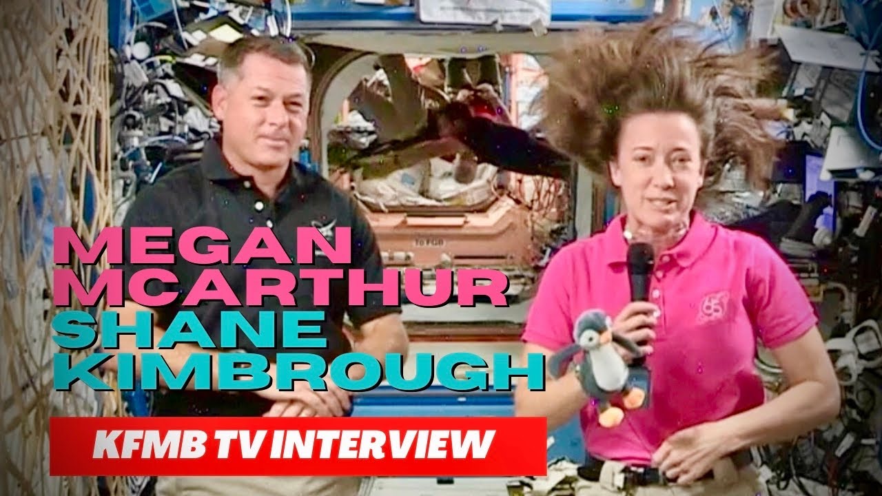 Megan McArthur and Shane Kimbrough - KFMB-TV interview