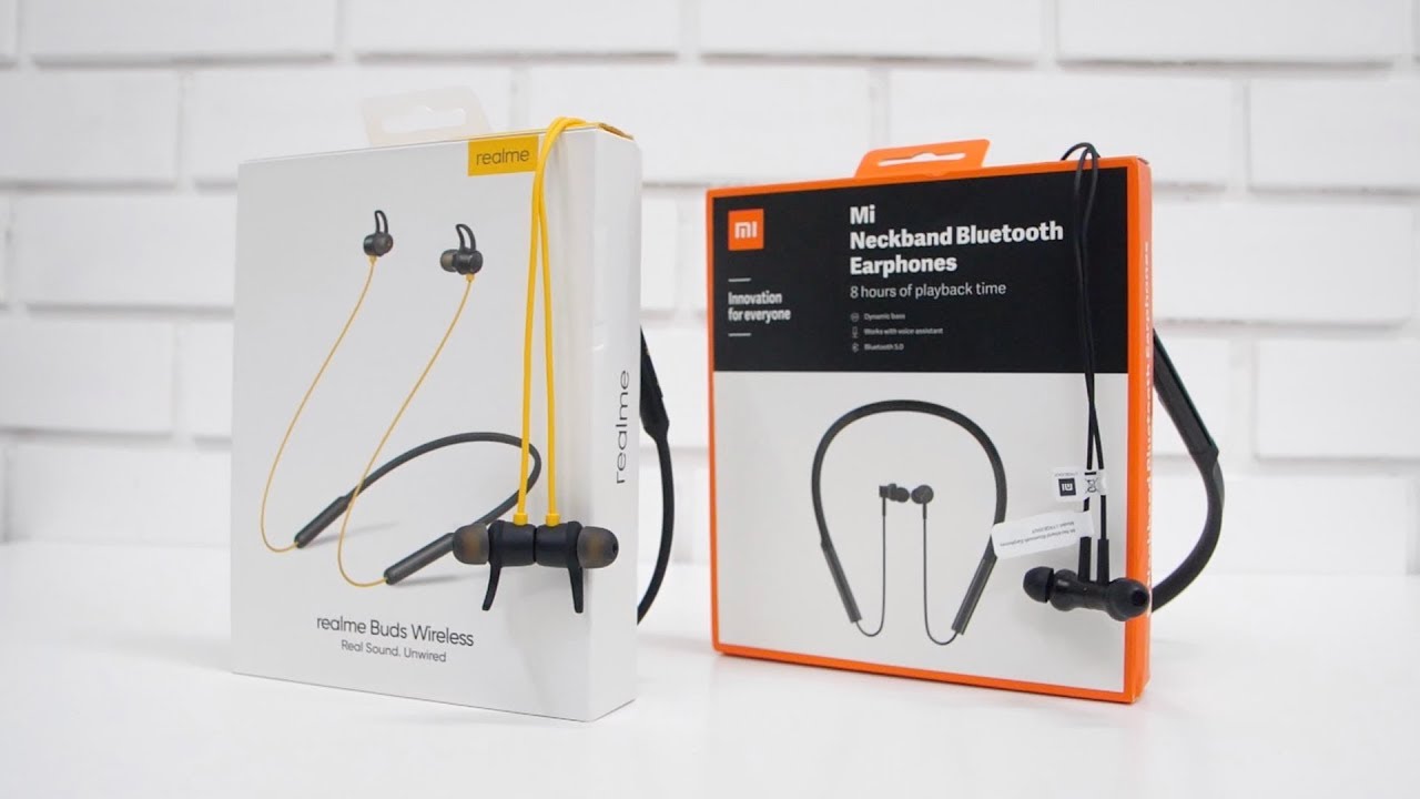 Realme Buds Wireless Vs Mi NeckBand Bluetooth Earphones Which is better?