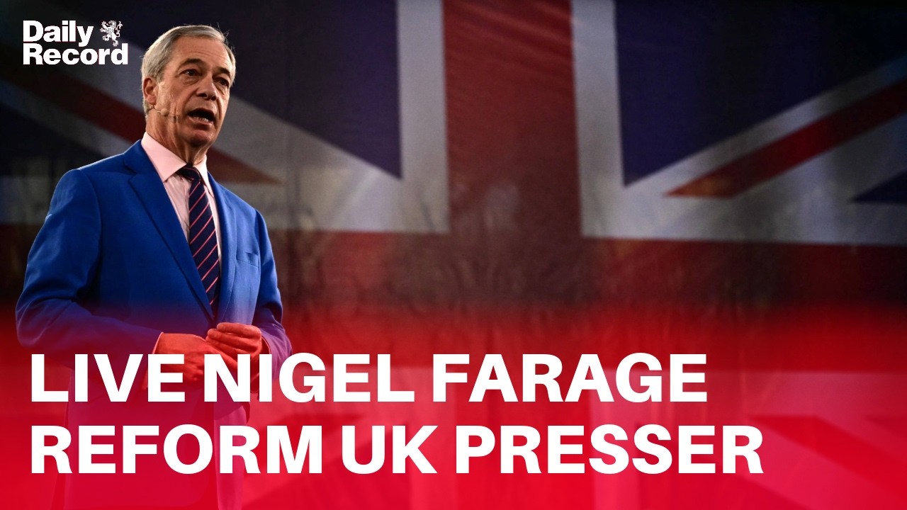 LIVE | Nigel Farage delivers Reform UK press conference in London
