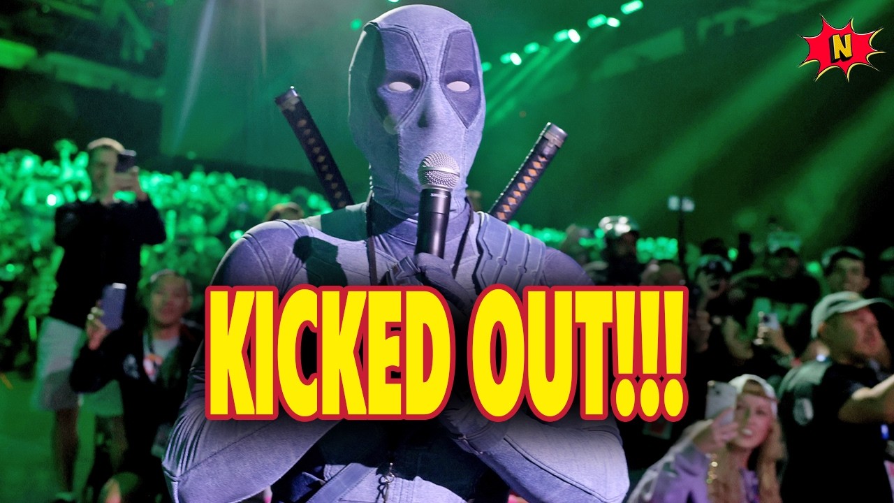 Ryan Reynolds Crashes Marvel Studios&rsquo; Hall H Panel as Deadpool