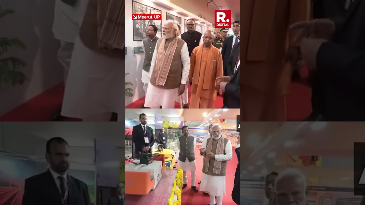 PM Modi Flags Off Meerut Metro And Namo Bharat Train in Uttar Pradesh