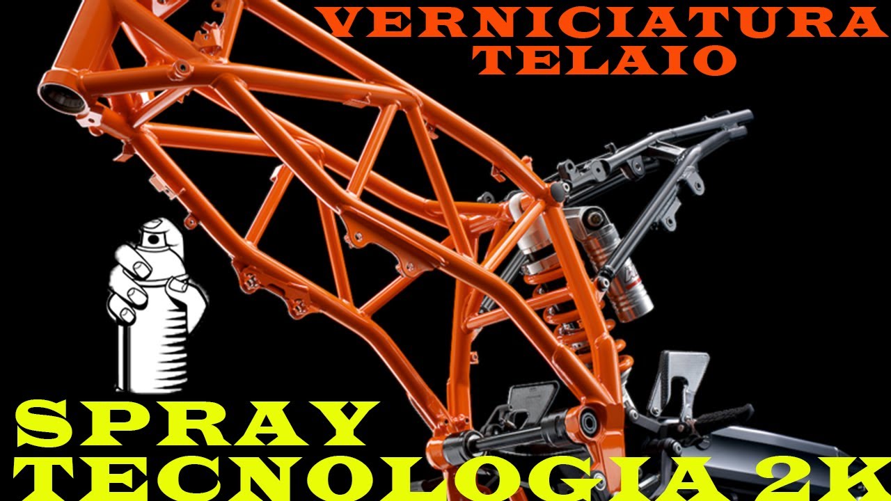 TUTORIAL VERNICIATURA SPRAY TELAIO MOTO
