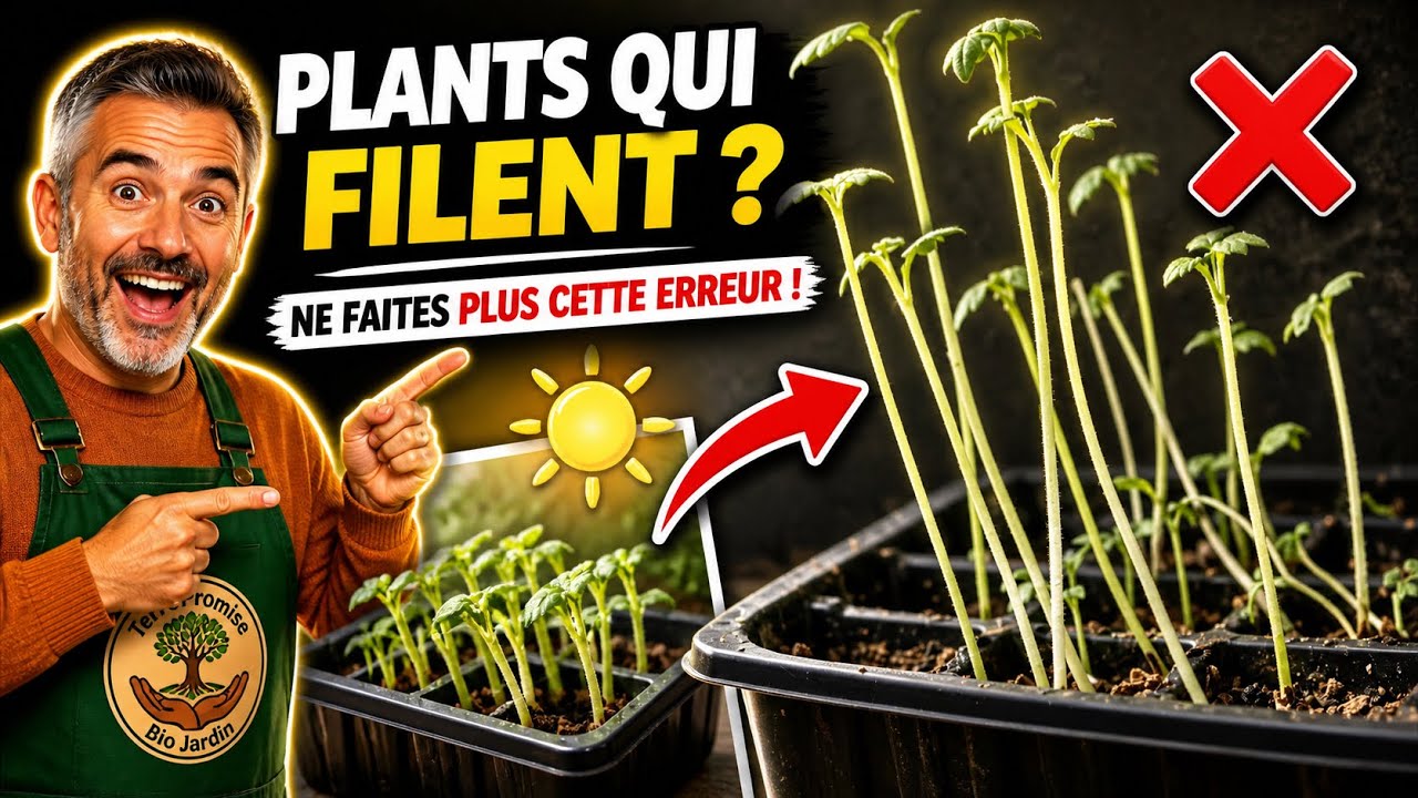 Étiolement des semis 🌱 : le bon moment pour les sortir dehors !