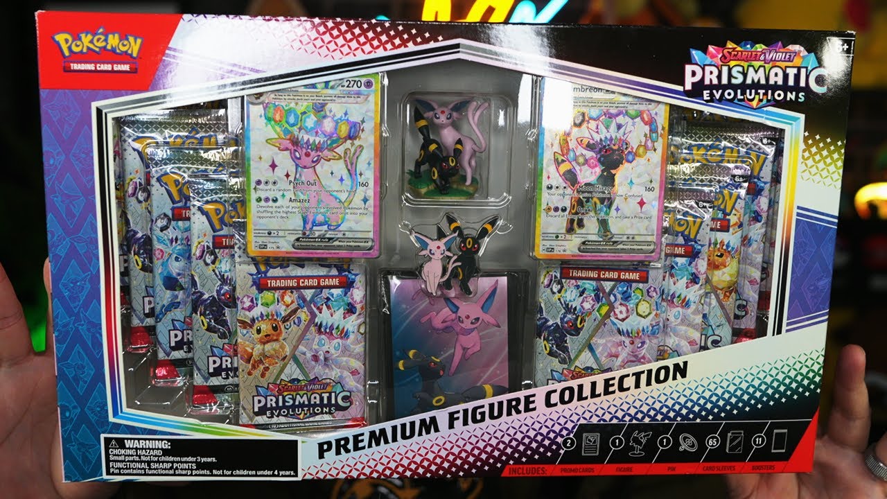 Abri a Box do Espeon e Umbreon com MINIATURA e COMPARAMOS com a versão NACIONAL. Qual é melhor?!