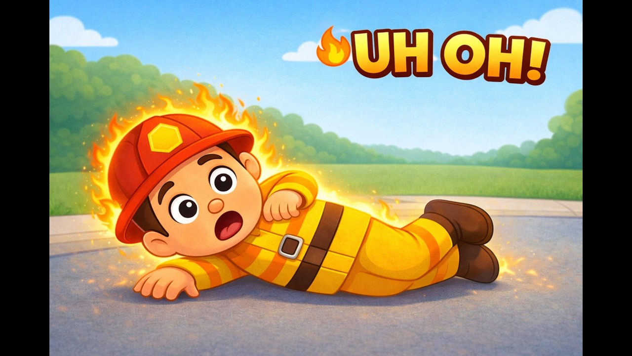 ON FIRE? 🔥 Stop, Drop & Roll!