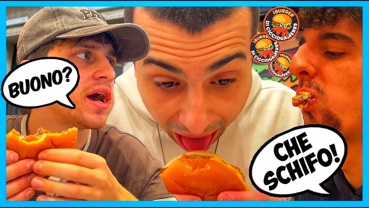 MANGIO TUTTO IL MENÙ DI @CiccioGamer89 | I Burger di CiccioGamer89
