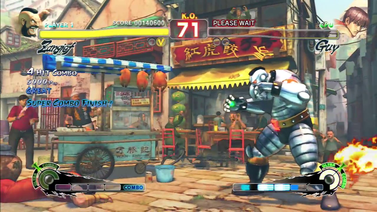 SUPER STREET FIGHTER IV (PS3) - ZANGIEF (HARDEST)