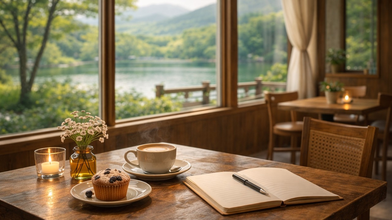 Window Light Cafe Background Music ☕ Soft Sunlit Ambience for Focus