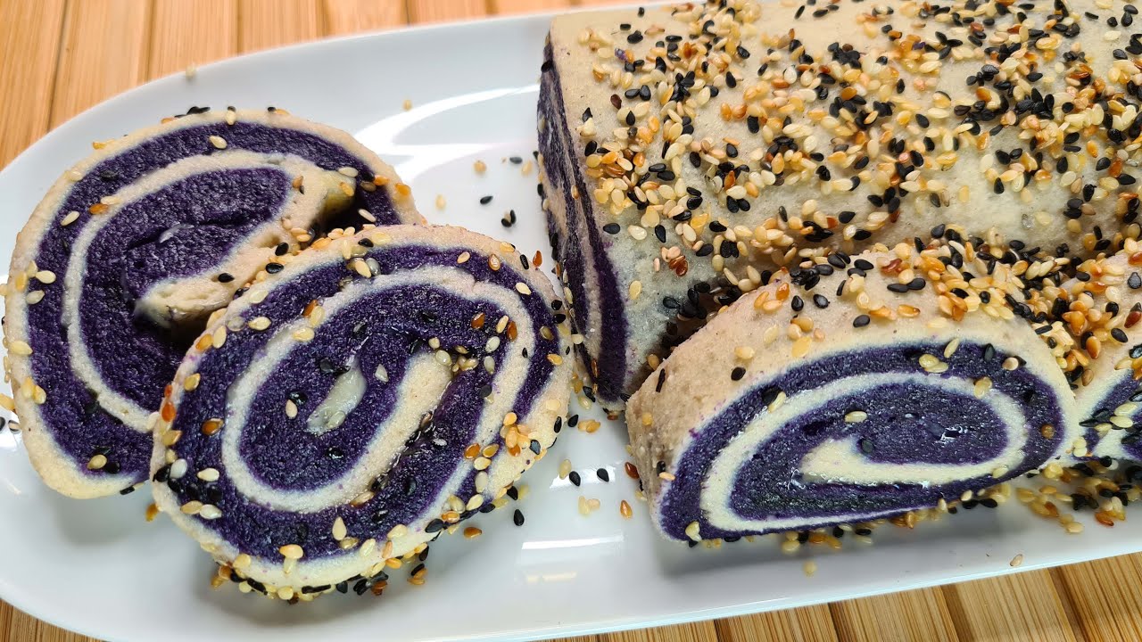 EASY UBE MOCHI ROLL RECIPE | Keto & Low Carb | Soft and Chewy  |  Kersteen Kitchen