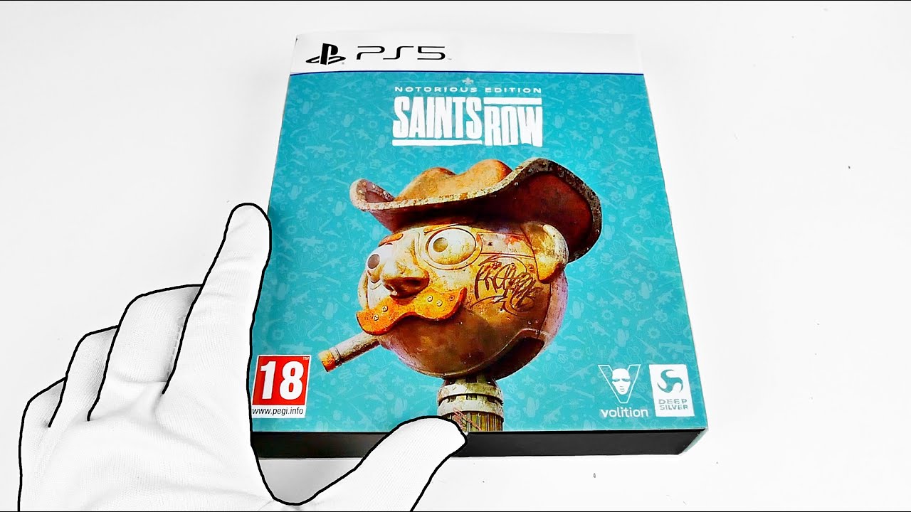 Saints Row NOTORIOUS EDITION PS5 Unboxing