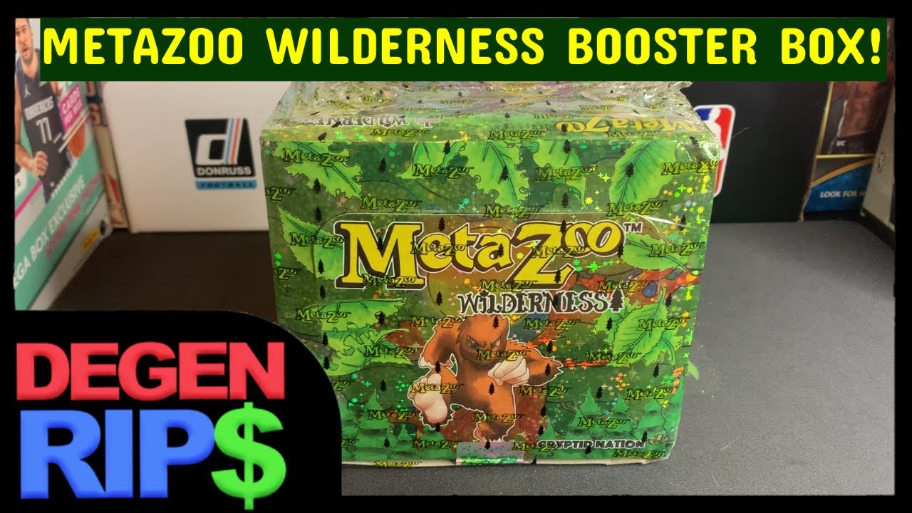 MetaZoo Wilderness Booster Box! We Pulled a Bigfoot + Others!