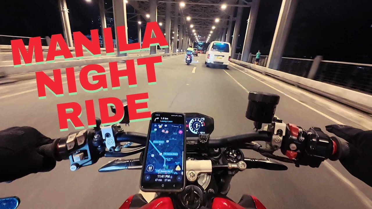 Midnight cruise. Manila to Bulacan | POV | 4K 60p