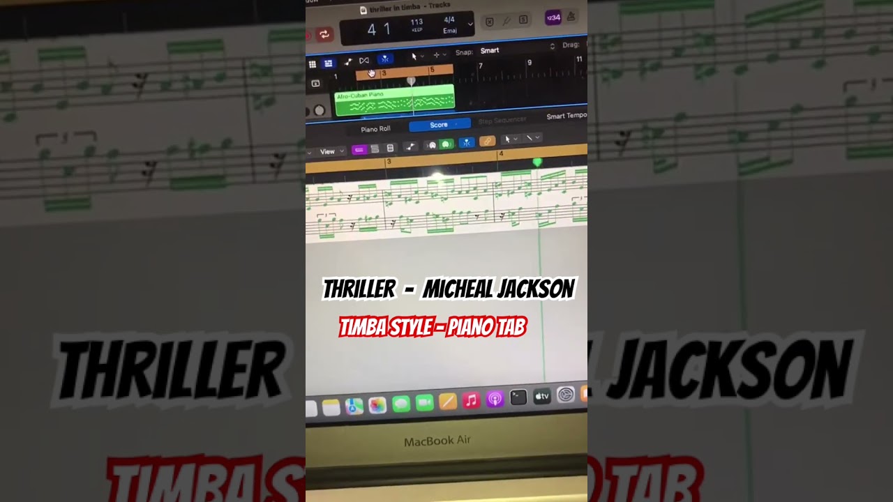 Thriller - Micheal Jackson | Timba style - Piano Tab 