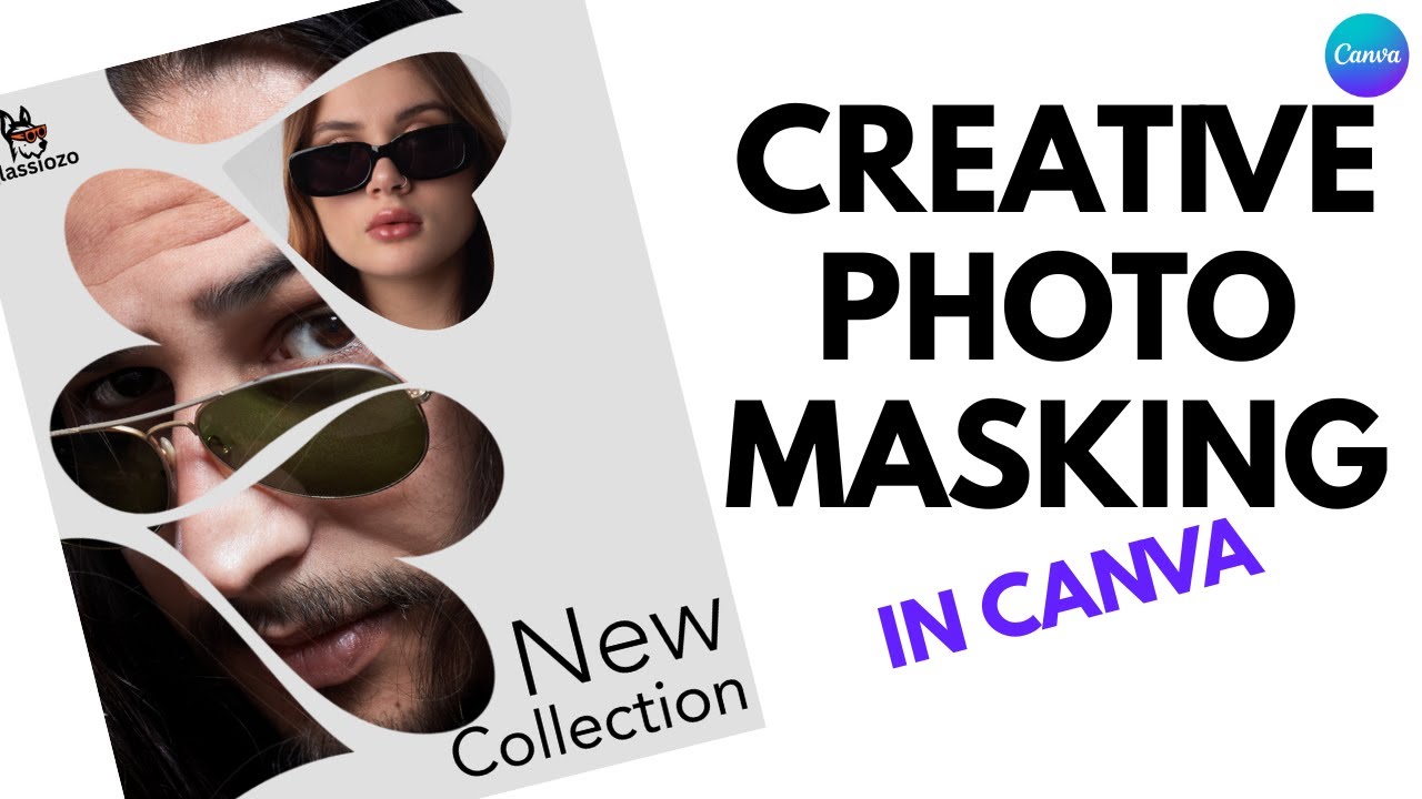 Эффект креативного фотомаскирования в Canva | Современный дизайн постера с вырезанием