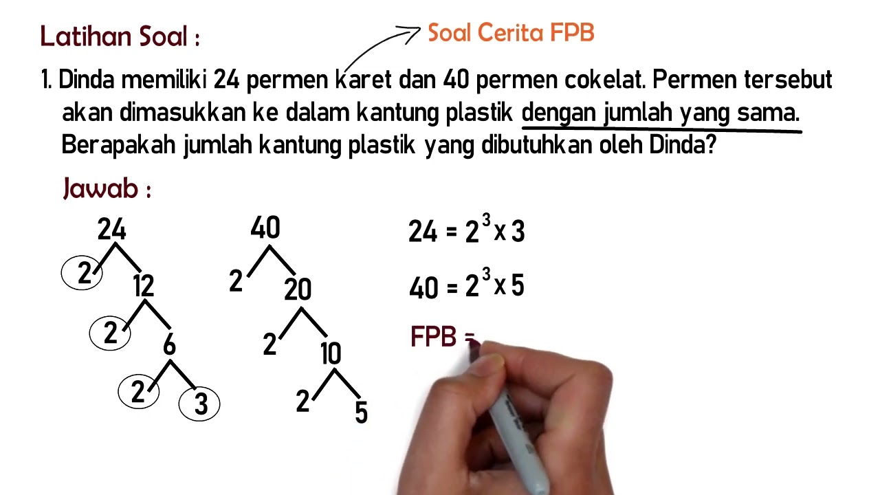 Cara Menyelesaikan Soal Cerita FPB dan KPK | RBC