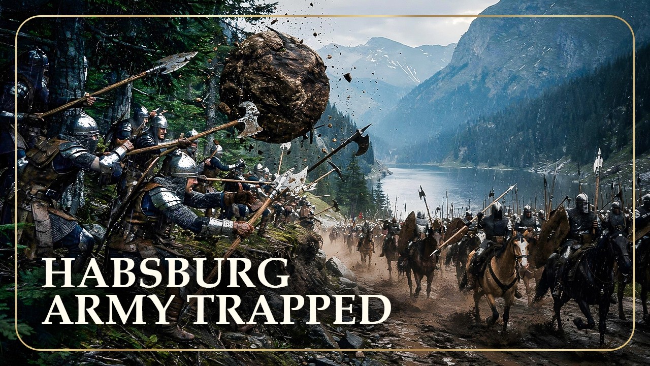 How 2,000 Swiss Militiamen CRUSHED the Elite HABSBURG Army on a Mountain Slope (Battle of Morgarten)