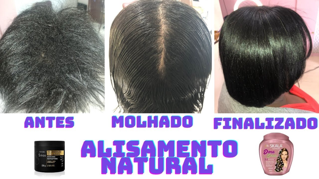 Você não Vai acreditar nessa transformação incrível 🛑 do Crespo 4b/4c ao liso perfeito