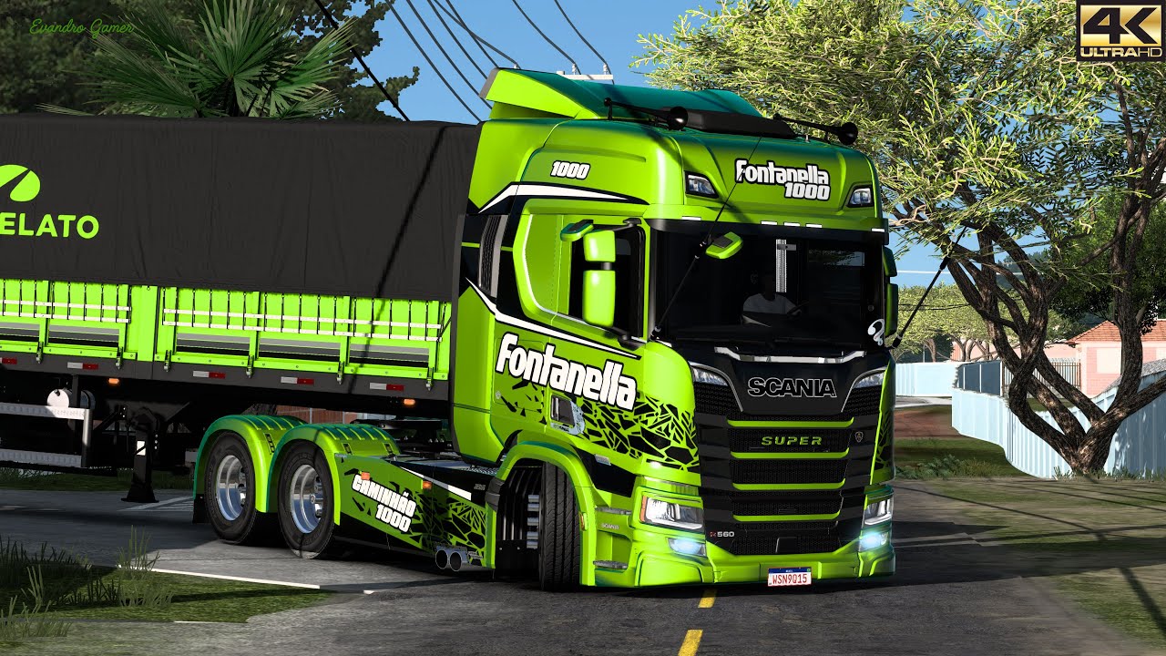 Scania R560 fontanella1000-Librelato Rodotrem (Trigo 46 t) Eldorado PRO Ets2 V1.54