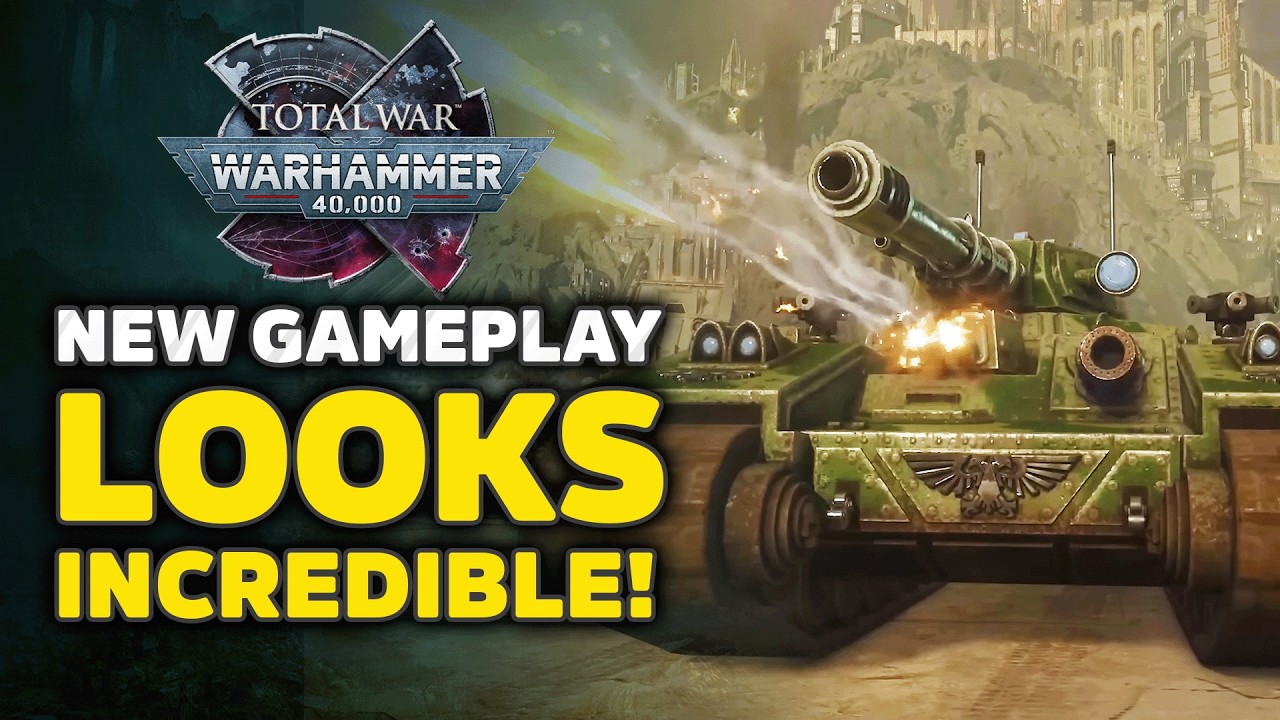 Геймплей Total War Warhammer 40K выглядит ПОТРЯСАЮЩЕ, но есть один нюанс!