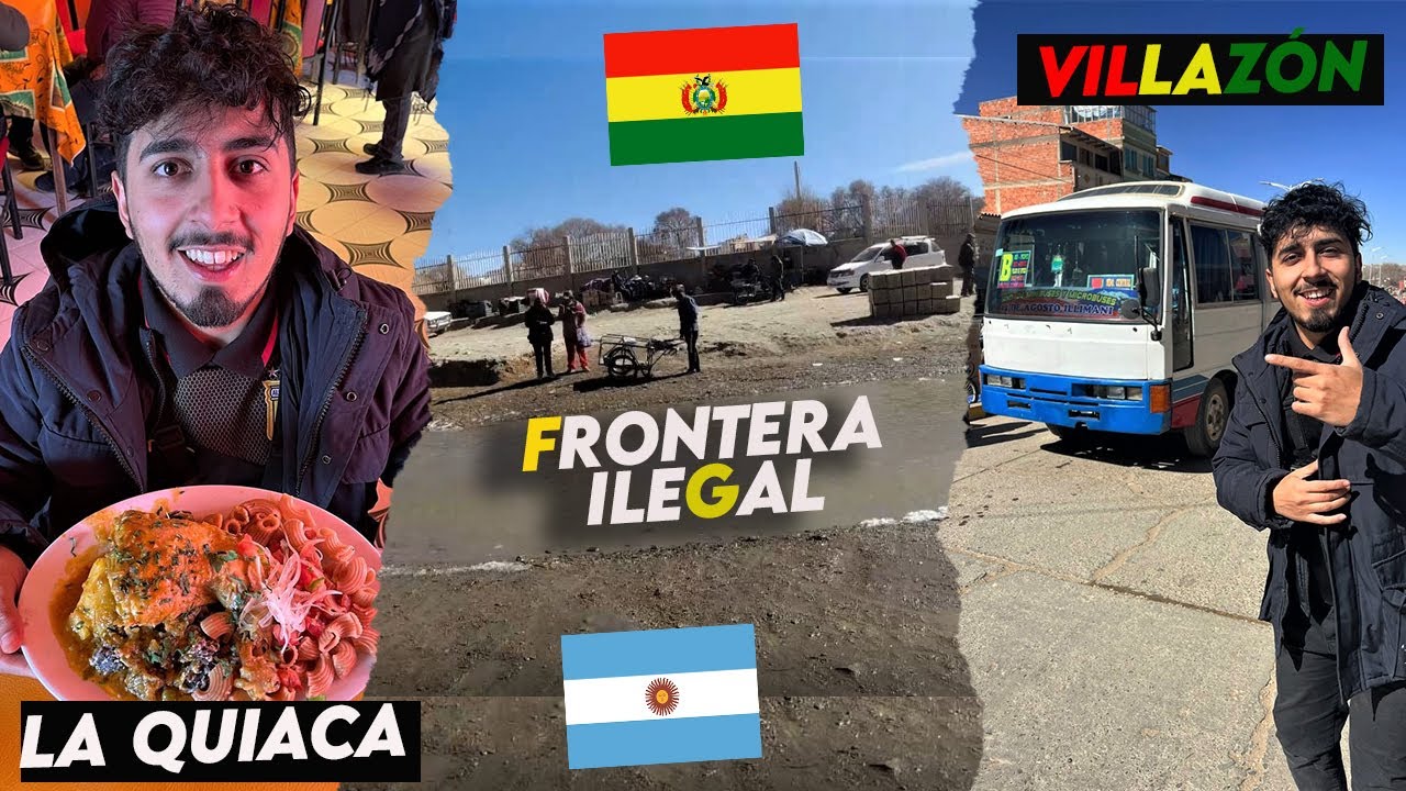 Probando COMIDA CALLEJERA en la FRONTERA | La Quiaca 🇦🇷  Villazón 🇧🇴