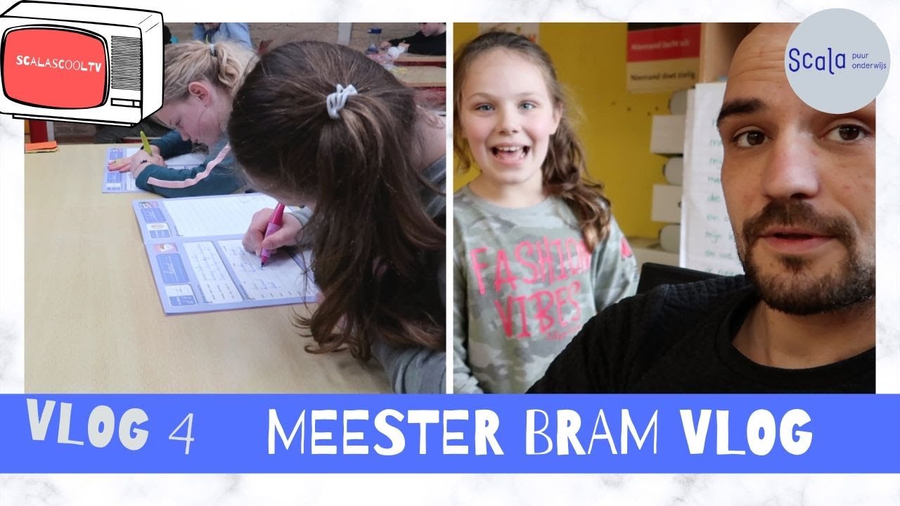 VLOG van een MEESTER: Kijk een dagje mee in groep 5 - ScalasCOOLtv vlog #4