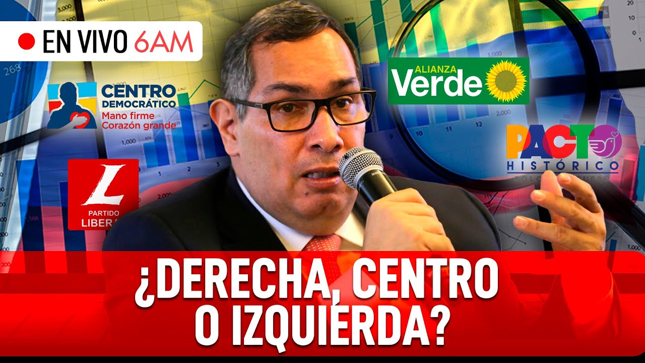 EN VIVO | &iquest;Derecha, centro o izquierda?: la encuesta Polim&eacute;trica&nbsp;en&nbsp;Colombia&nbsp;| 6AM