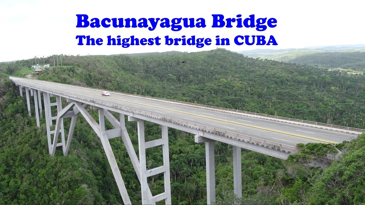 The Highest Bridge in Cuba. Bacunayagua Bridge.