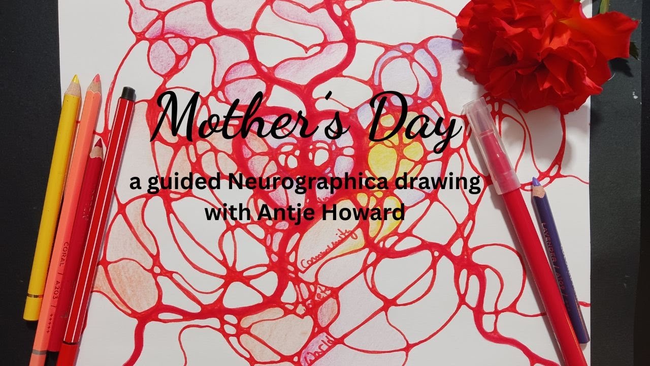 Mother's Day - guided Neurographica drawing with Antje Howard