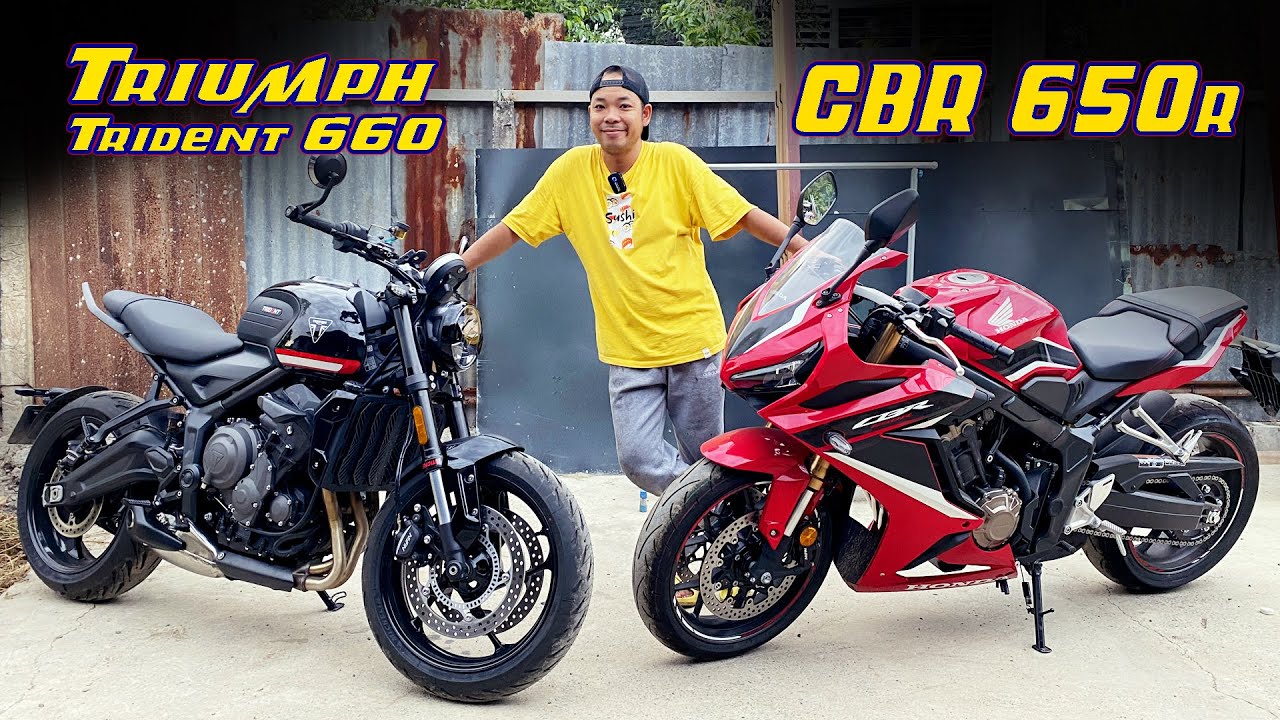 Giữa  Triumph Trident 660 vs CB650r cùng phân khúc nên chọn em nào.???!!! - Mr.Ken6789