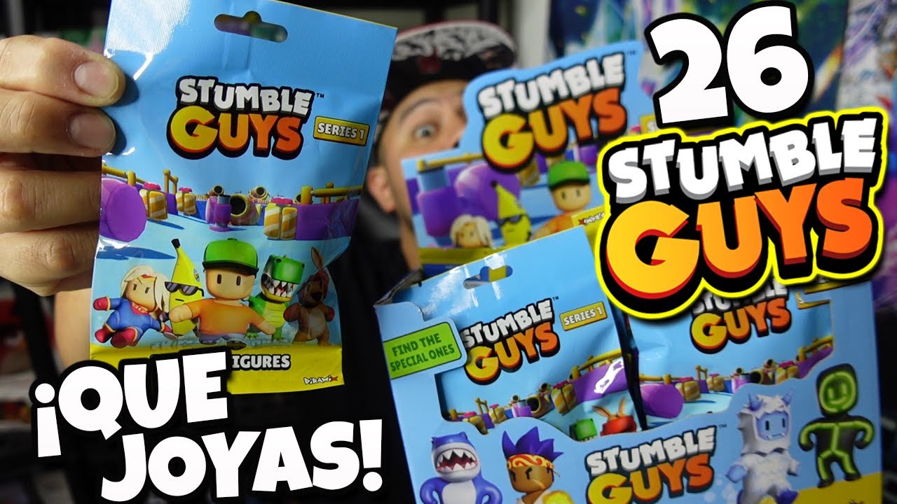 Abri 26 figuras sorpresa de STUMBLE GUYS 😱 buscando la coleccion completa