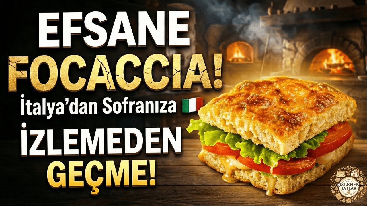 Bu Ekmeği Bir Kez Deneyin, Başka Ekmek İstemeyeceksiniz! 🍞 Orjinal Focaccia Tarifi