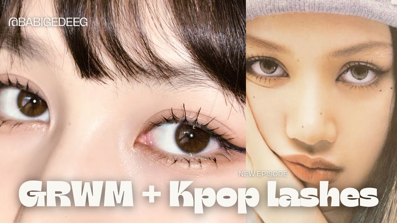 GRWM & K-pop lashes tutorial | K-pop одуудын сормуусаа буддаг арга 😲