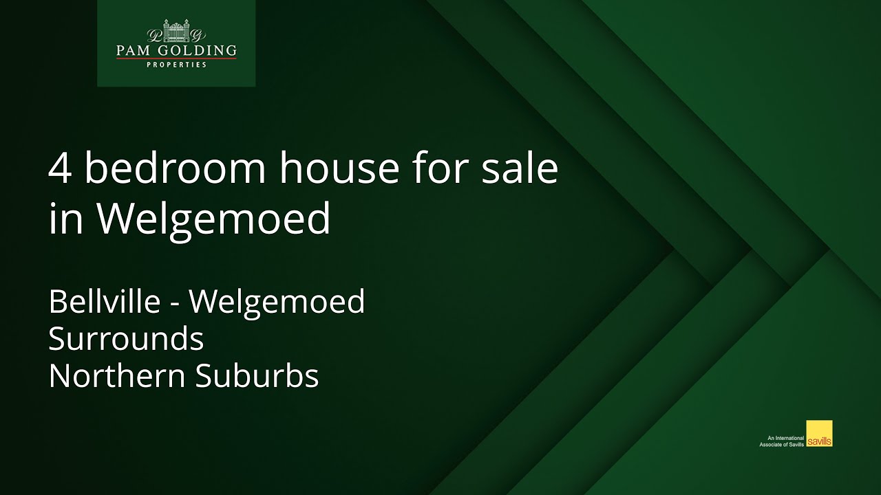 4 bedroom house for sale in Welgemoed | Pam Golding Properties