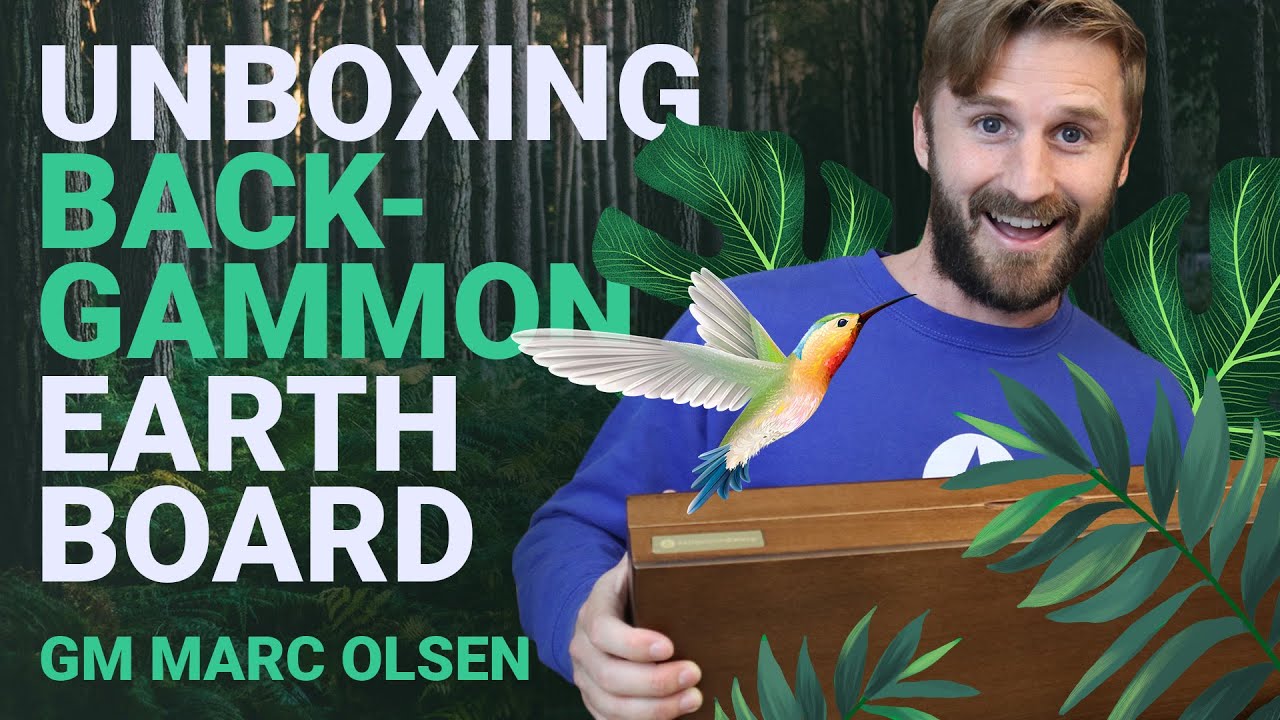 Unboxing Backgammon Earth Board