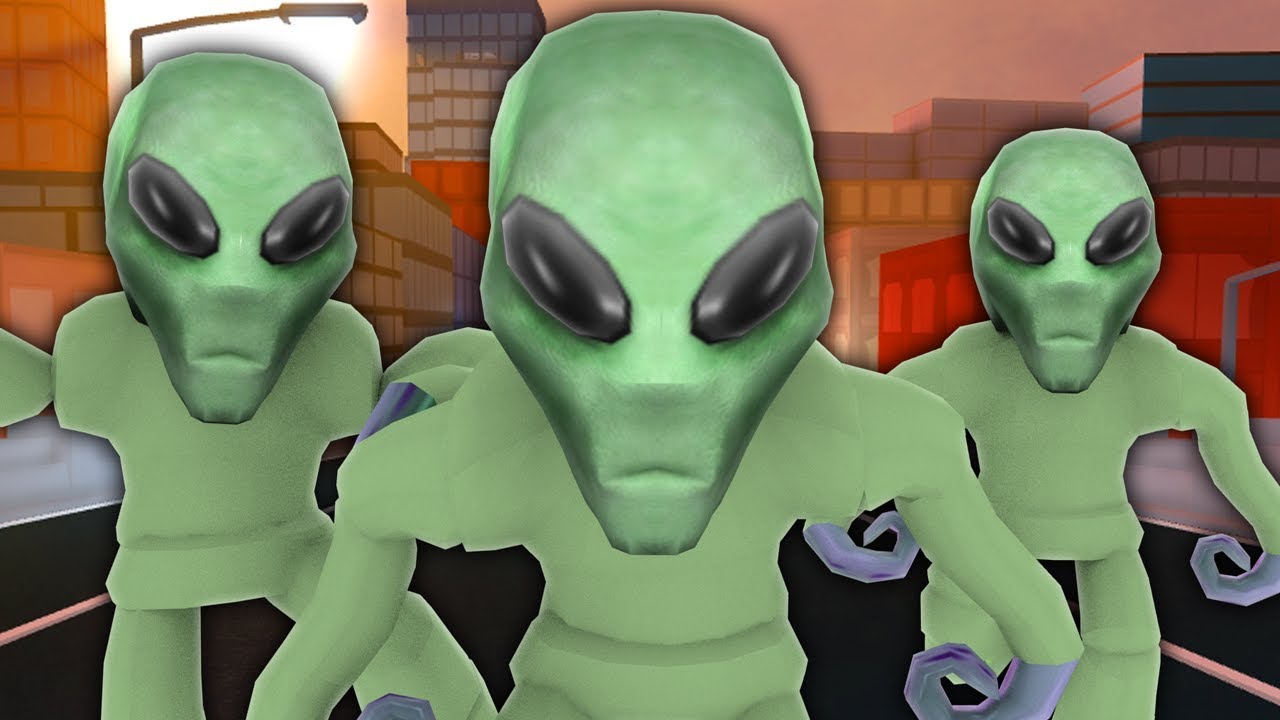 ALIENS INVADE ROBLOX JAILBREAK