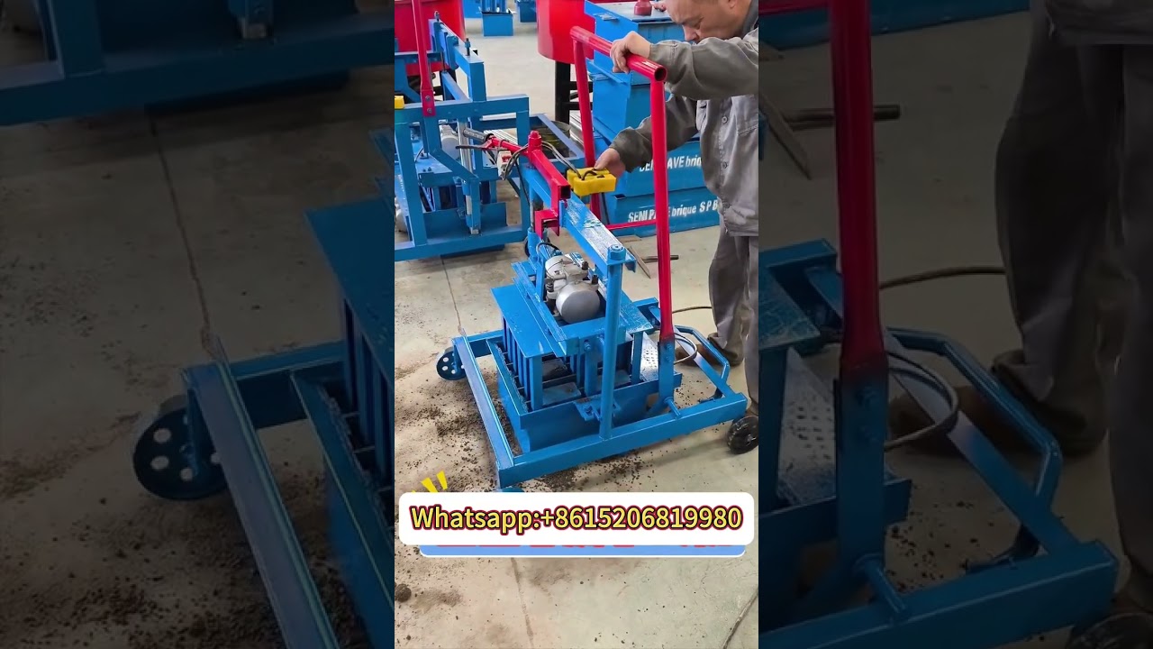 cheap small manual cement concrete hollow block making machine for 8 6 4 inch blocks