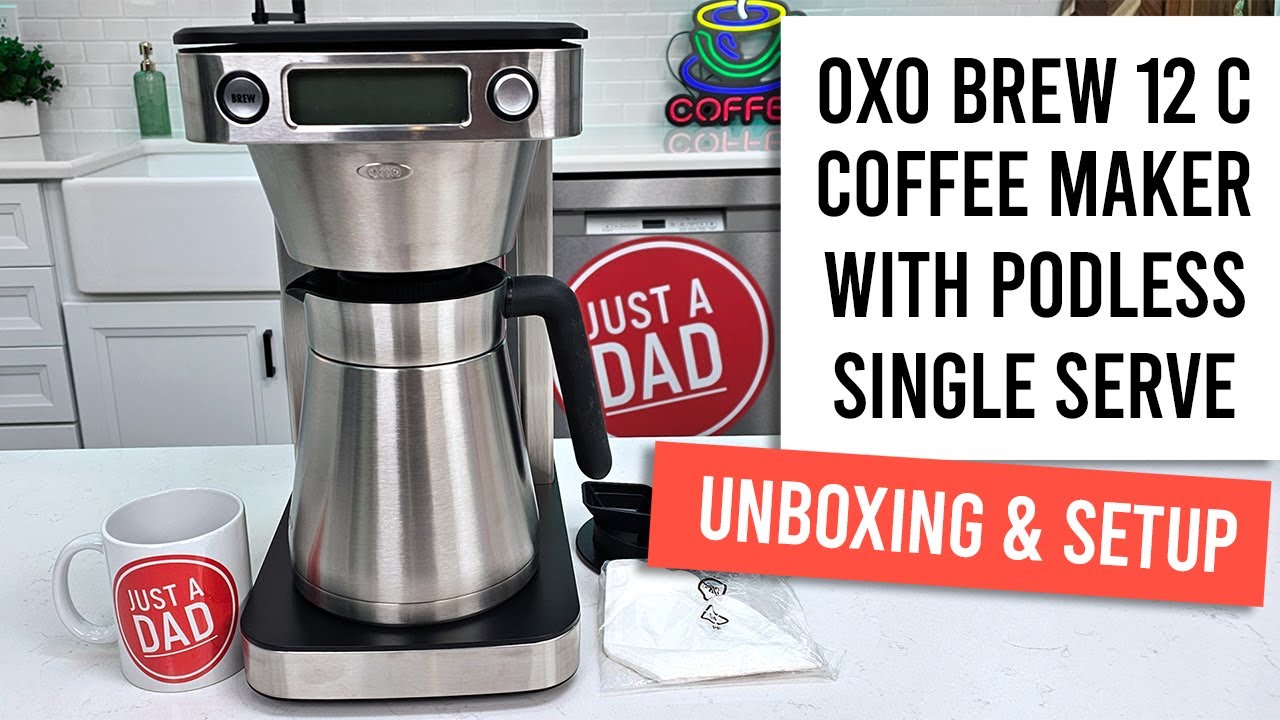 Кофеварка OXO Brew на 12 чашек: распаковка и настройка