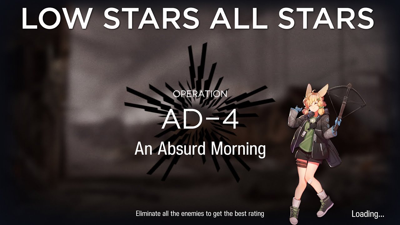 【Arknights】AD-4 Low Rarity Guide