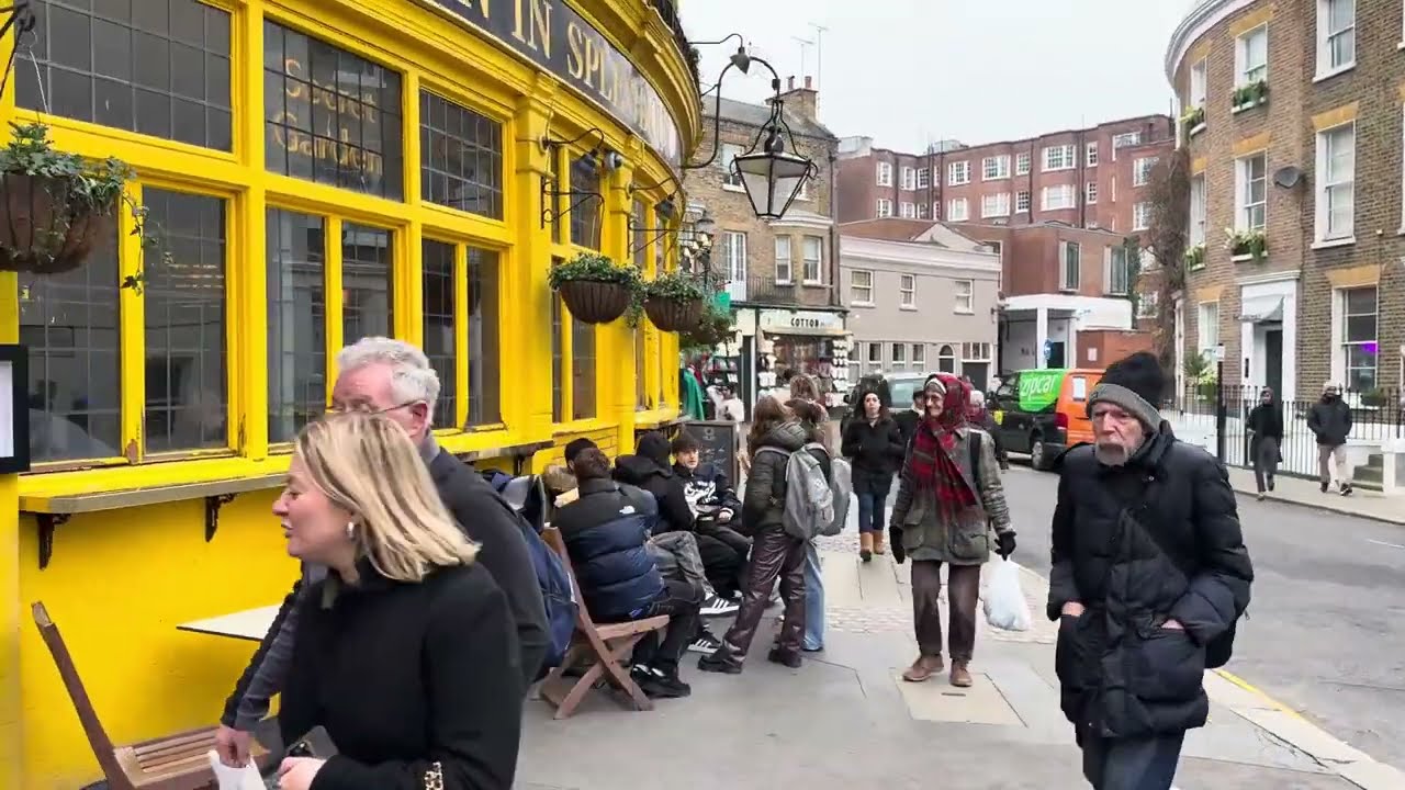 London Winter Walk 2026 Most Expensive Road Market London Winter Walk   January 2026 4K HDR