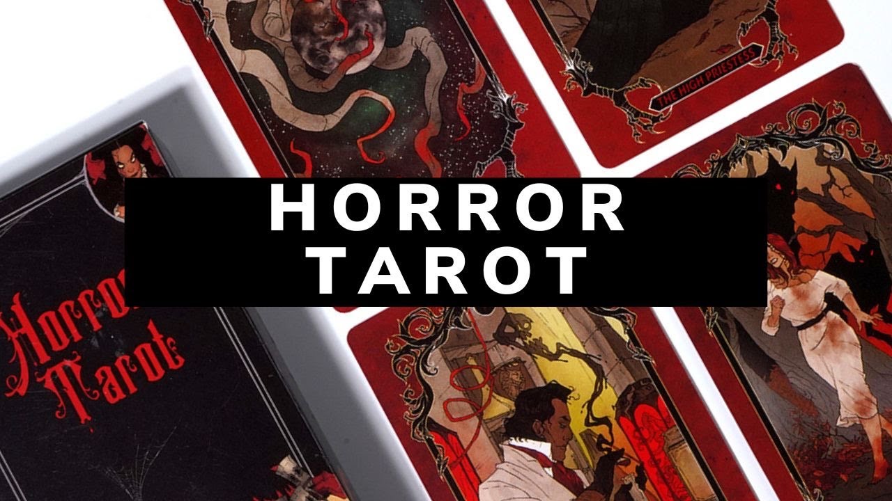 🕷️Обзор колоды Таро Ужасов/ Horror tarot 🥀