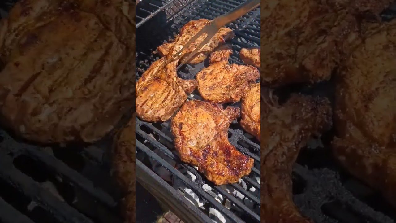 # grill pork chops